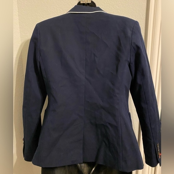 Tommy Hilfiger midnight blue, 2 button blazer, w/pockets, tailored look - Picture 8 of 13